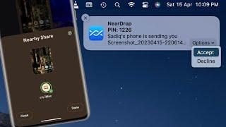How to Transfer Files between Android and Mac using Nearby Share
