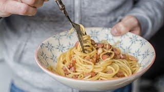 Spaghetti Carbonara Recipe | Classic Italian Pasta Recipe at Home!