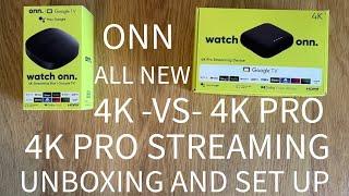 ONN 4K PRO STREAMING UNBOXING AND SET UP