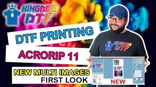  AcroRIP 11 First Look with Multi Images for DTF Printing L1800, XP15000, P400, 1390 and more