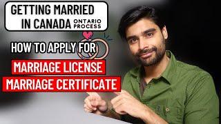 Getting Married in Canada | Apply for MARRIAGE LICENSE & MARRIAGE CERTIFICATE