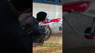 Merakit speda drag #modifikasi #ninja #satria #dragbike #cinematic