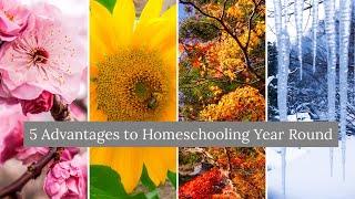 Homeschooling Year Round - 5 Advantages I have found ️️