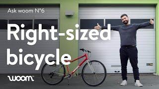 How to determine the right bike size  for your child / woom