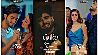 Guilty : Karan aujla Full Screen Whatsapp status inder chahal Guilty song status guilty song status