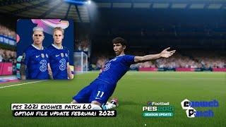 PES 2021 EVOWEB PATCH 6 0 OPTION FILE UPDATE FEBRUARI 2023