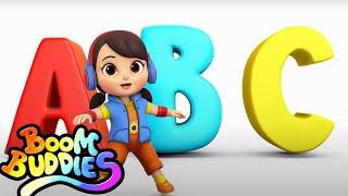 Chanson ABC | Comptines pour bébé | éducation | Boom Buddies en Français | Dessins animés