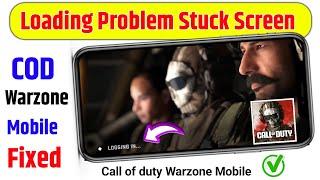 how to fix call of duty warzone mobile stuck on loading screen/fix cod warzone mobile loading screen