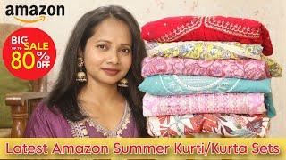 Latest Amazon Kurti/Kurta Sets Haul | Amazon Summer Special Haul | Ranjana R