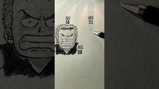 How to draw zoro | Age 60, Age 21, Age 10️