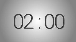 2 Minutes countdown Timer - Beep at the end | Simple Timer (two min)