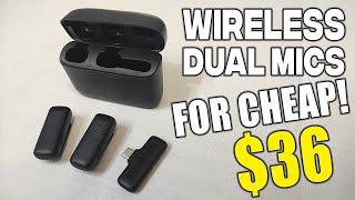 BEST BUDGET Dual Wireless Microphone System // AliExpress