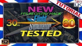 Double Your FPS in Microsoft Flight Simulator 2020 + NEW Stutter Free Reg Hack TESTED