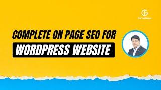 Complete On Page SEO for WordPress Website | GoFreelancer