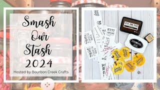 Prestamped Sentiments for Easy Crafting #smashourstashOct2024 - Smash Our Stash Collab Project Share