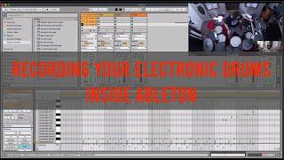 How to record your electronic drums inside Ableton