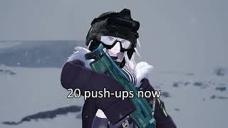 20 push ups, NOW!