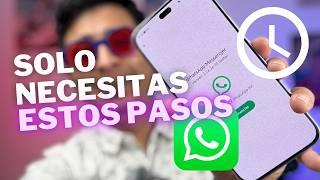 ¡Cómo PROGRAMAR MENSAJES de WHATSAPP en tu celular ANDROID!  (Truco 2025)