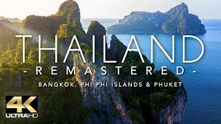 THAILAND 4K Long Video of Bangkok, Phi Phi Islands & Phuket - DRONE FOOTAGE (ULTRA HD)