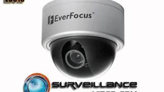 Everfocus ED610 Outdoor Vandal Resistant Dome Camera Demo from Surveillance-Video.com