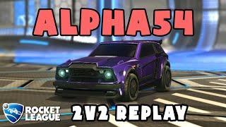 Alpha54 Ranked 2v2 POV #459 - Alpha54 & TempoH VS Kil. & Syracks - Rocket League Replays