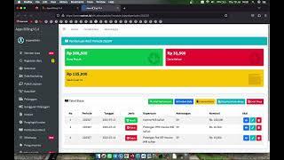 Aplikasi billing ISP Rt/Rw Net dengan API mikrotik dan API Whatsapp