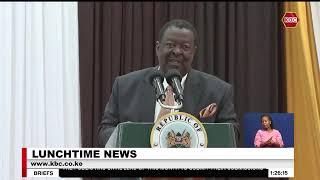 Prime CS Musalia Mudavadi urges Kenyans to maintain peace