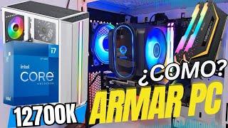 COMO ARMAR PC CORE i7 12700K PASO A PASO EXPLICADO ESPAÑOL EN 5 MINUTOS