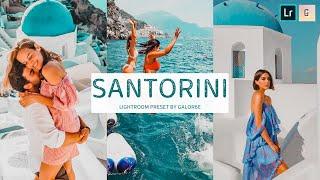 SANTORINI | Lightroom Mobile Preset Free DNG | Lightroom Tutorial Mobile | Lightroom Presets Free