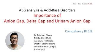 How to Diagnose Mixed, Acute, Chronic, Compensated and Non compensated Acid Base Disorders. BI 6.8