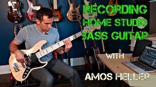 Bass Session Recording and playing tips with Nashville Bassist Amos Heller - Produce Like A Pro