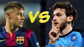 Khvicha Kvaratskhelia vs Neymar Jr | EPIC SKILLS !!!