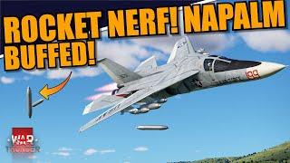 War Thunder - CHANGES to ROCKETS, BOMBS & NAPALM in AIR BATTLES! + MORE bug fixes!