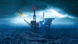 Oil Platform Ambience | Rain, Rig, Storm, Waves, Ocean | ASMR