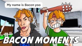 BACON MOMENTS/ ROBLOX Brookhaven RP - FUNNY MOMENTS