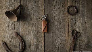 Minimalist Leather Key Organiser/Holder | Classic Brown