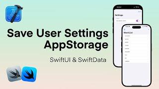 How to Save User Preferences in SwiftUI with AppStorage | SwiftUI SettingsView Tutorial