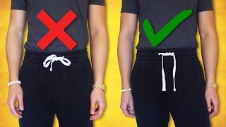 Hack To Never Tie Your Sweatpants Again!