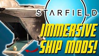 Best IMMERSIVE Ship Mods! - Starfield Mod Showcase: Immersive Landing Ramps