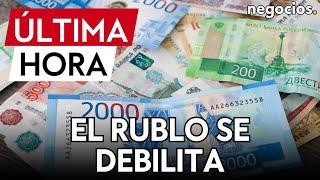 ÚLTIMA HORA | El rublo se debilita por debajo del umbral de los 100 rublos por dólar