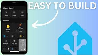 Mobile FIRST SIMPLE Home Assistant Dashboard