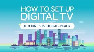 How to set up your TV (digital-ready) – English