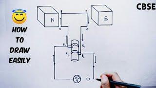 How to Draw Electric Generator step by step for beginners!