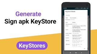 How To Generate Sign Apk Keystores In Android Phone|Full Details