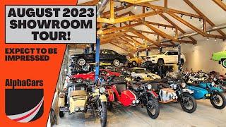 What's new at AlphaCars & Motorcycles? August 2023 Showroom Tour