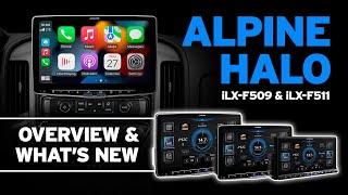 Alpine Halo 11-inch iLX-F511 Multimedia Head Unit with Wireless CarPlay & Android Auto