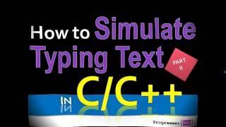How to simulate user typing text from a file in C/C++