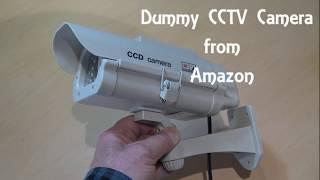 Dummy CCTV Security Camera with Solar Panel