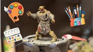 My First Painting Video! Painting a Zombicide Orc Walker