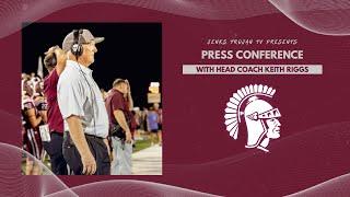 PRESS CONFERENCE: KEITH RIGGS STEPS DOWN AS HEAD COACH FOR JENKS TROJANS